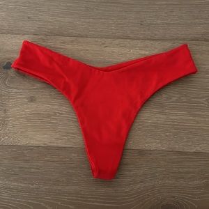 Leila swim red bottoms